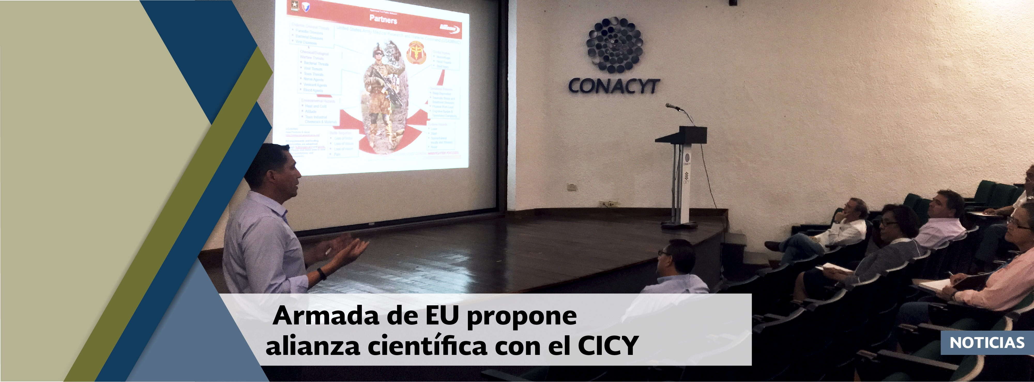 Armada de EU propone alianza científica con el CICY